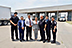 (The Secretary poses with local RGV leaders and bridge officials. Office of the Texas Secretary of State, 4/30/2021)