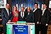 Secretary Pablos rings the opening bell for the Toronto Stock Exchange at the 2017 Global Petroleum Show in Calgary.