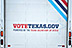 (Rear view of the “Ready. Check. Vote.” grassroots tour box truck. Office of the Texas Secretary of State, 09/10/2020)<br /><br />

(Imagen de parte trasera de cami&oacuten con anuncios panorámicos de campaña “¿Listo? Verifique ¡Vote!” Oficina de Secretaría del Estado de Texas, 09/10/2020) 