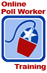 Online Poll Worker Training logo