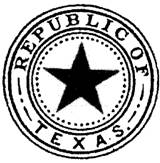 The 1836 Great Seal of the Republic of Texas