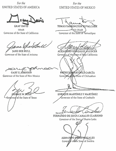 XVIII Conference Signatures